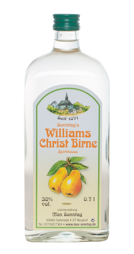 Williams Christ Birne - Spirituose 38% Vol.