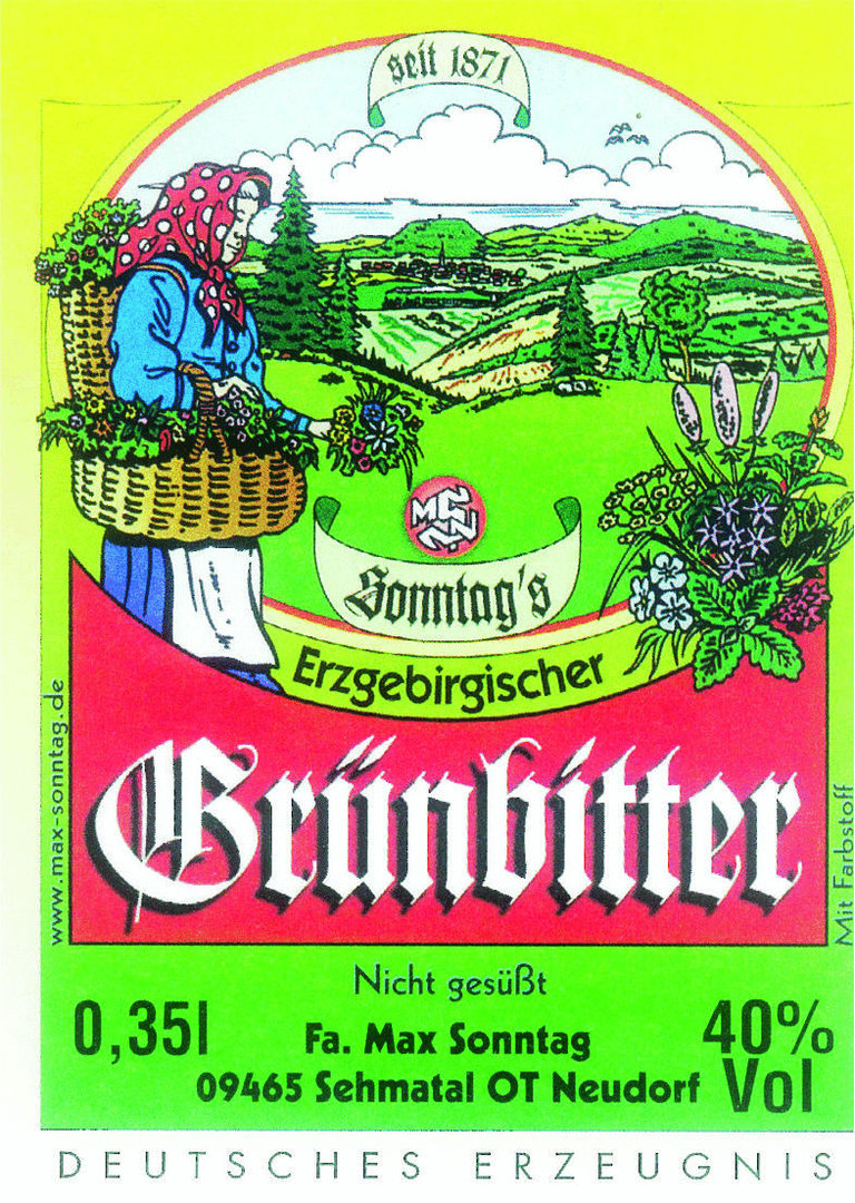 Grünbitter - Spirituose 40% Vol.