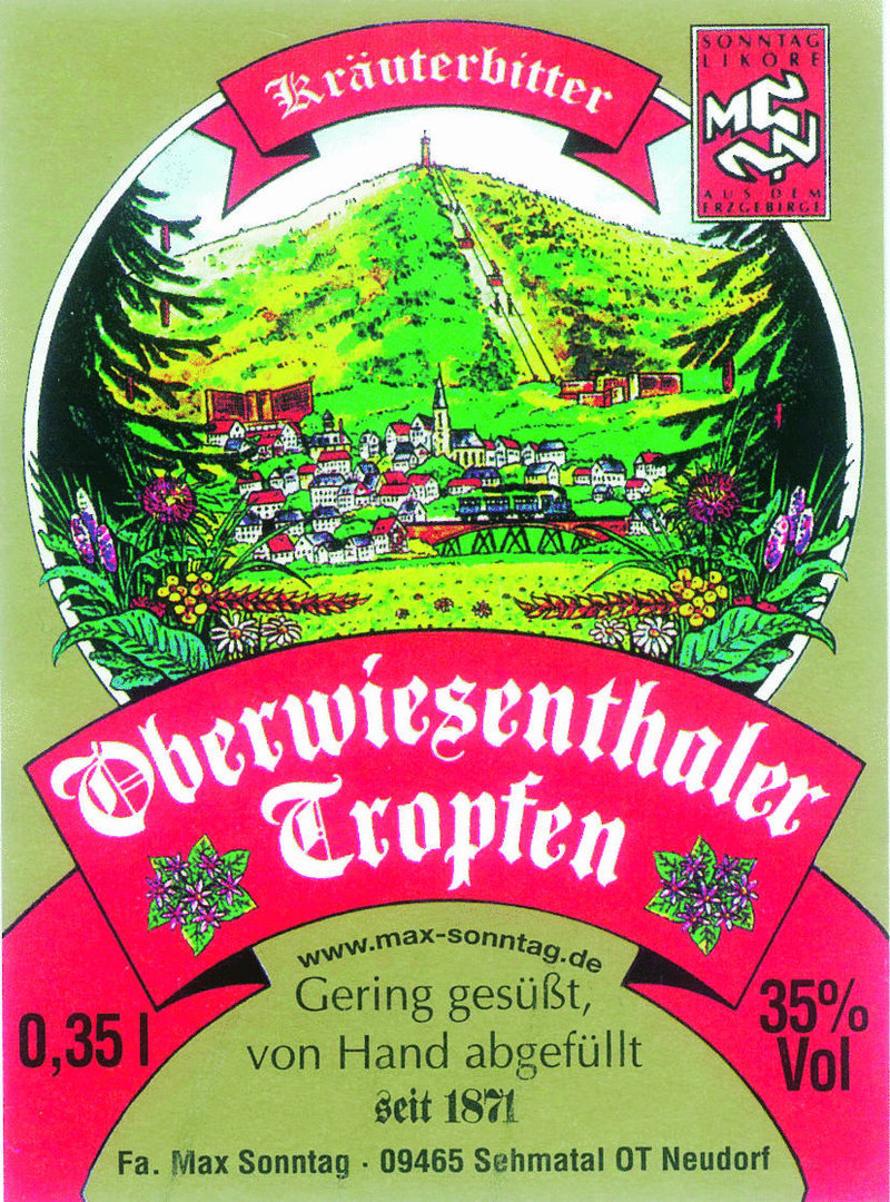 Oberwiesenthaler Tropfen - Spirituose 35% Vol.