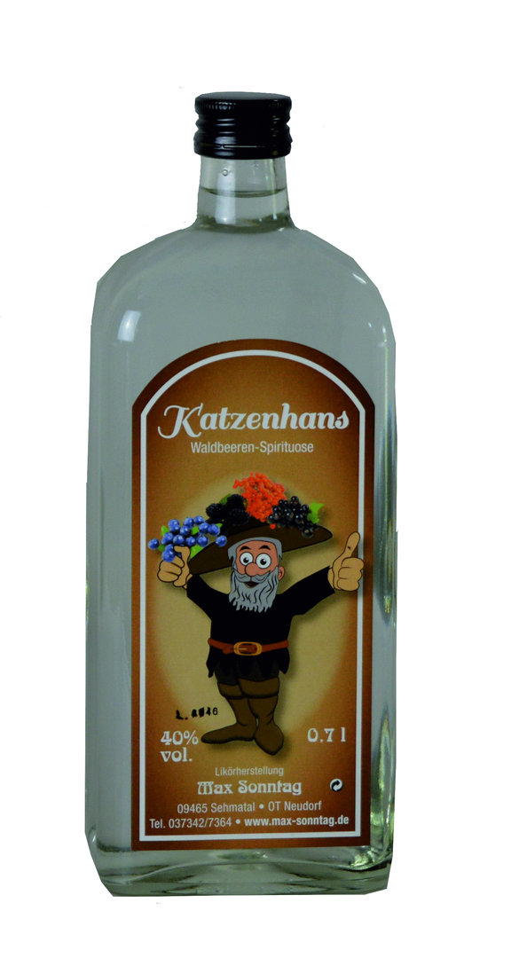 Katzenhans - Waldbeeren-Spirituose 40% Vol.